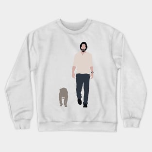 John Wick and dog Crewneck Sweatshirt